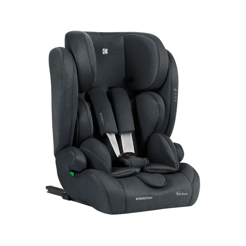 Κάθισμα Αυτοκινήτου ISOfix (76-150εκ. Ύψος) Kikka Boo i-Cross i-size Dark Grey