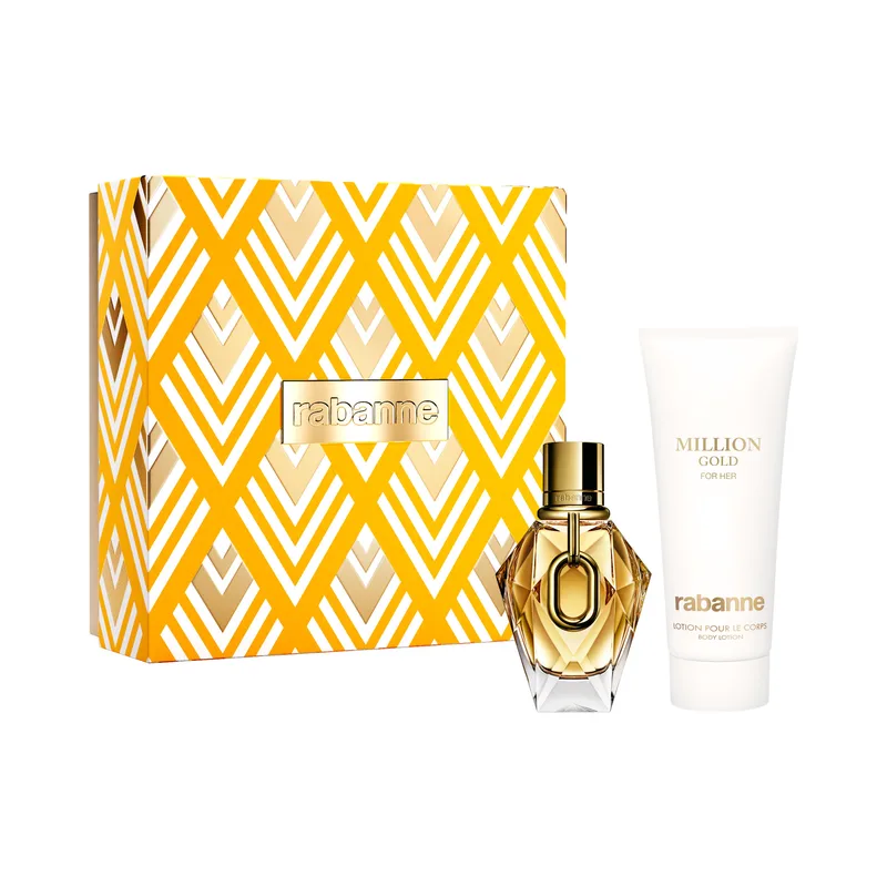 Million Χρυσό For Her Eau De Parfum 50ml & Body Lotion 100ml