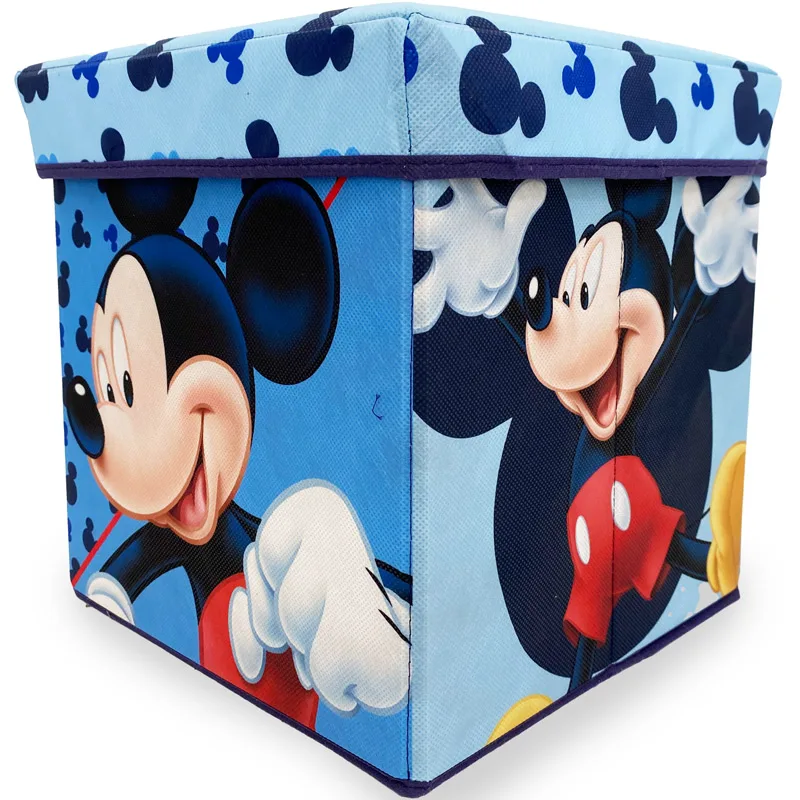 Παιδικό Σκαμπό Με Αποθηκευτικό Χώρο 30x30 Dimcol Mickey 14 Blue