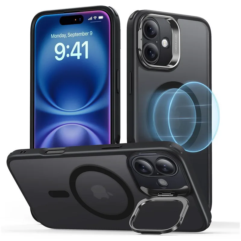Θήκη ESR Classic Hybrid with Stash Stand HaloLock MagSafe Frosted Black iPhone 16 Plus