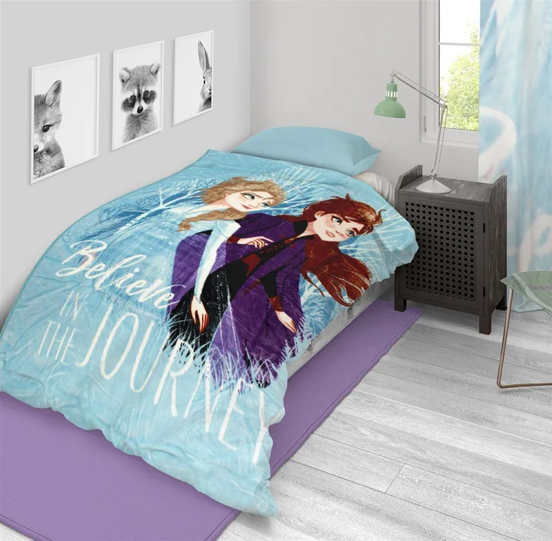 Κουβέρτα Μονή Βελουτέ 160x220εκ. Frozen 502 Disney DimCol