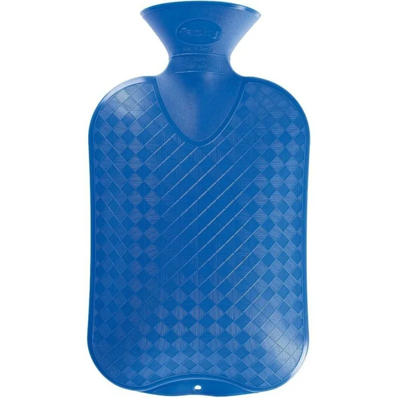 Fashy Hot Water Bottle Μπλε 2Lt Οικολογική Πλαστική Θερμοφόρα Νερού 1 Τεμάχιο
