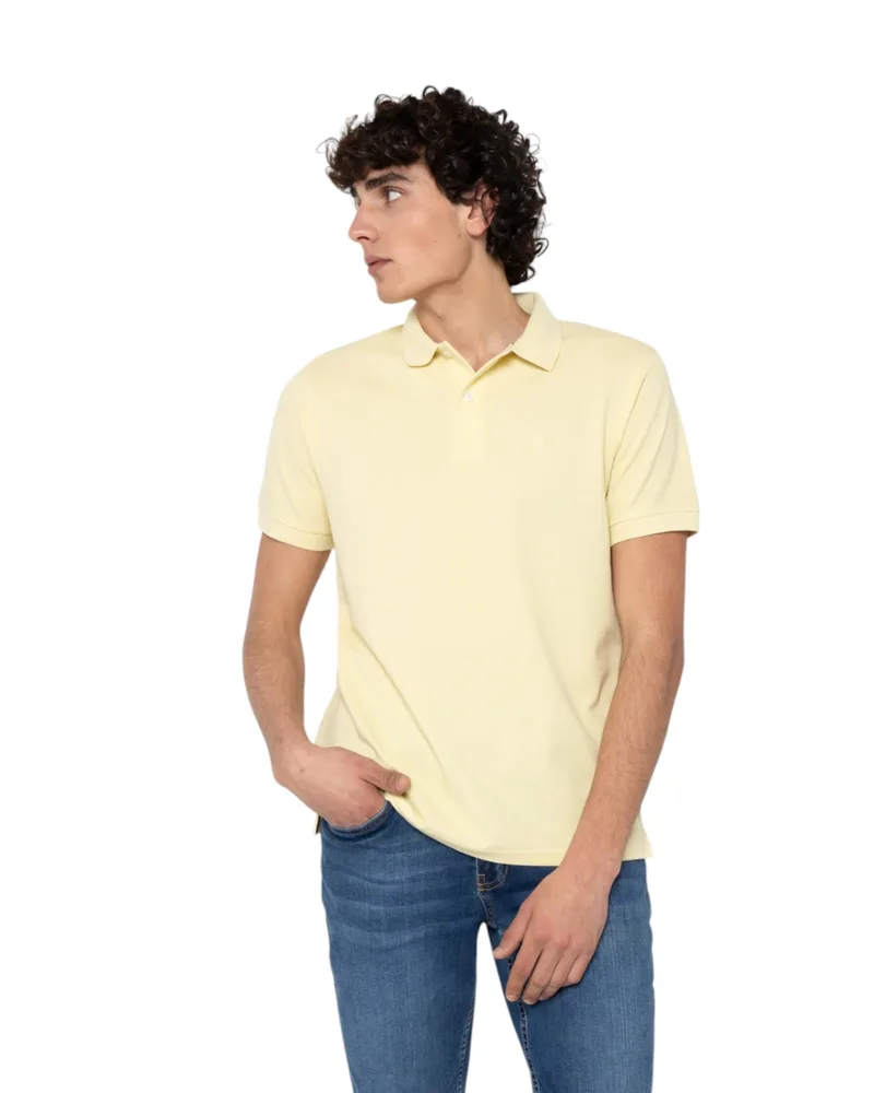 The Bostonians Ανδρική Μπλούζα Polo Pique Regular Fit 3PS0001|B007NL Κίτρινο