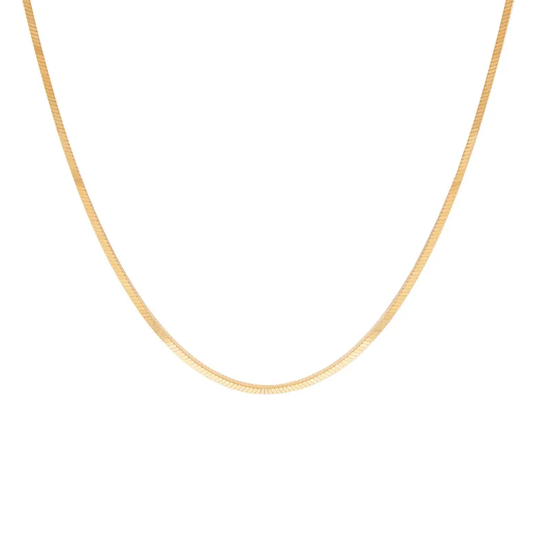 PDPAOLA Essentials Snake Χρυσό Κολιέ Από Επιχρυσωμένο Ασήμι CO01-446-U