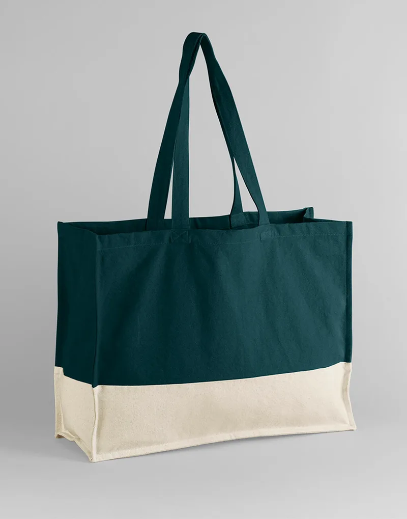 Τσάντα Shopping W858 Westford Mill EarthAware Organic Contrast Shopper Dark Marine/Natural