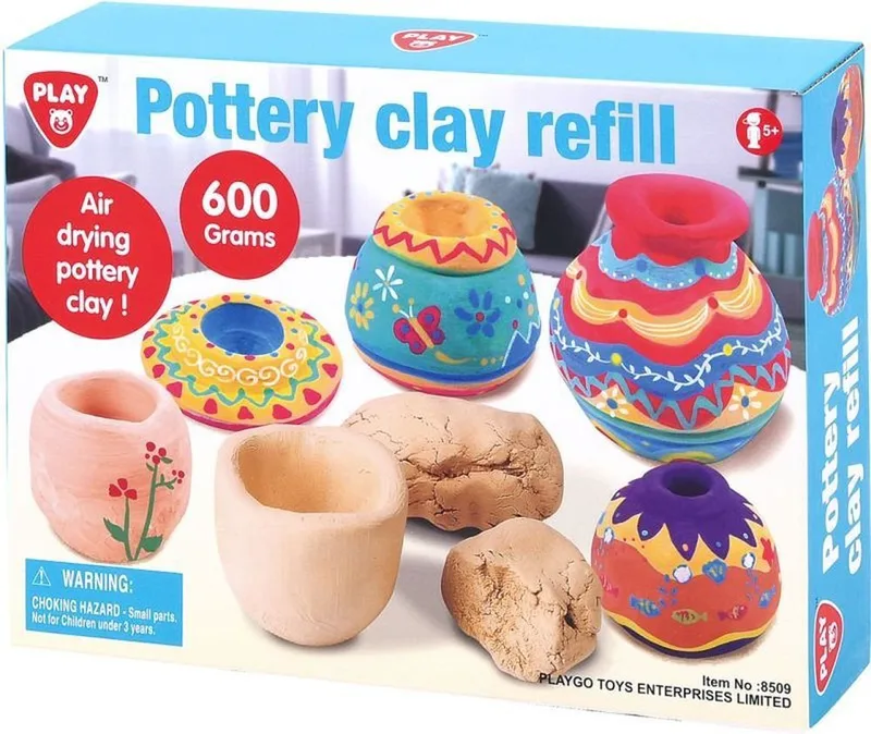 ΠΗΛΟΣ PLAYGO POTTERY CLAY REFILL 600GR