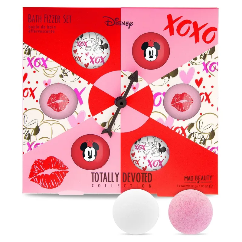 Minnie & Mickey Totally Devoted Bath Fizzer Set 6x30g
