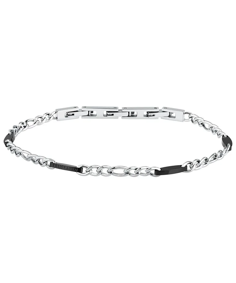 TRUSSARDI Βραχιόλι από ανοξείδωτο ατσάλι Silver (Μήκος 21.00cm) TJAXV40