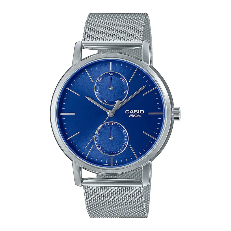CASIO Collection Silver Stainless Steel Bracelet MTP-B310M-2AVEF