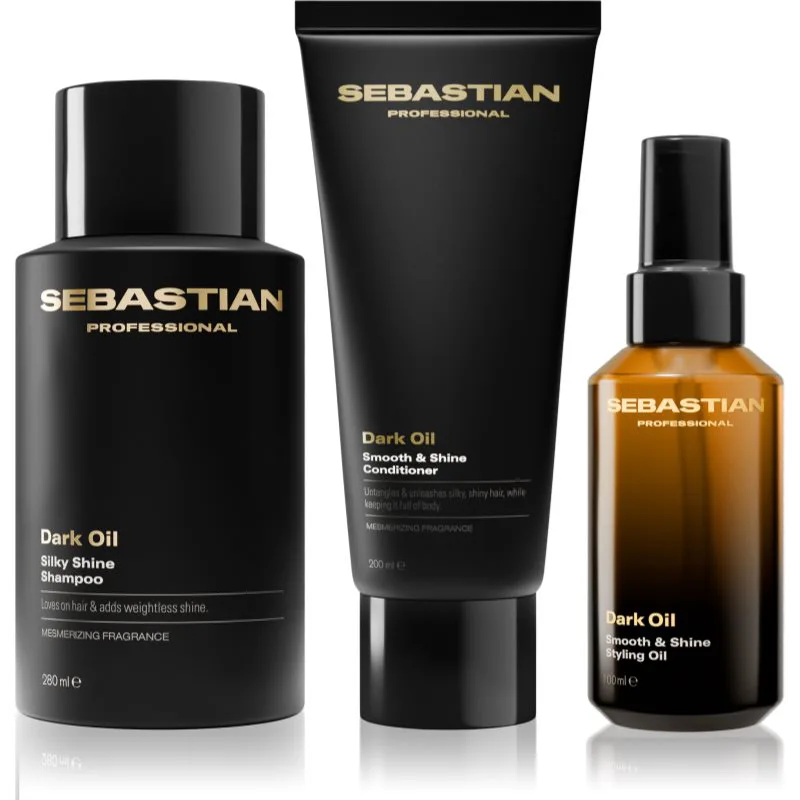Sebastian Professional Dark Oil Set Σετ Για λάμψη και απαλότητα μαλλιών