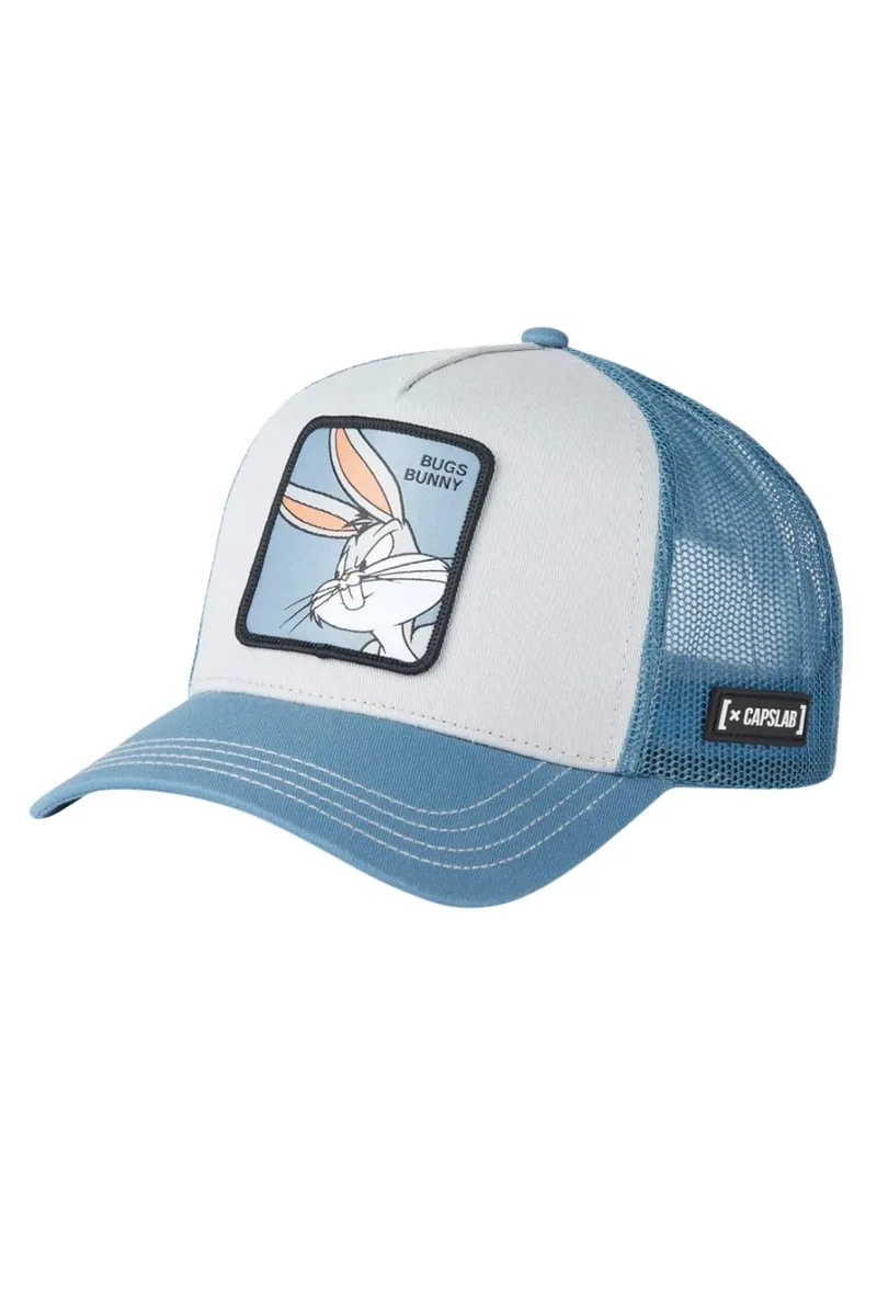 CAPSLAB Looney Tunes Trucker Καπέλο - Μπλε-CL/LOO8/1/CT/BUG2-BLUE