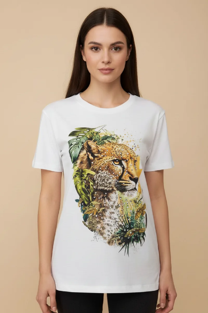 T-Shirt DEJAVU Με Animal Print
