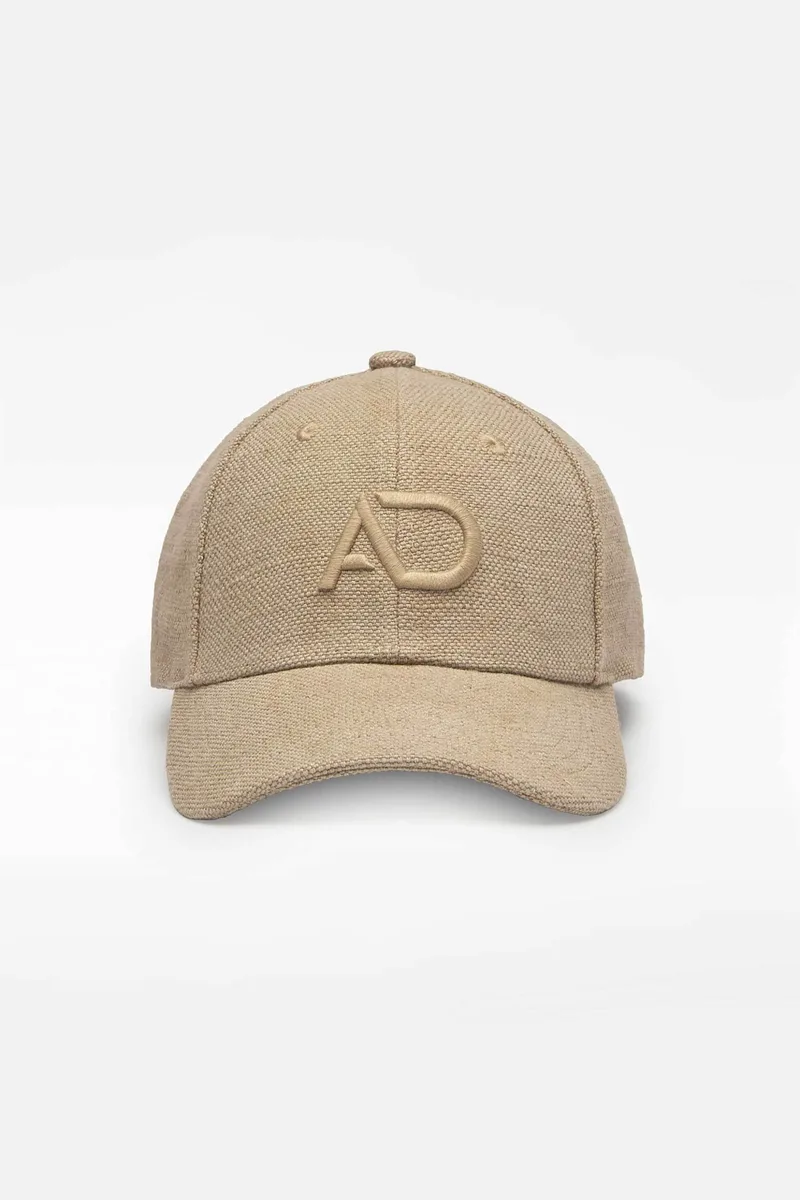 Adolfo Domínguez ανδρικό καπέλο jockey με κεντημένο monogram - 145031639 Μπεζ