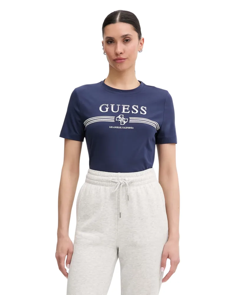 Guess Γυναικείο T-Shirt Siena V6GI07K2968-G7JX Μπλε