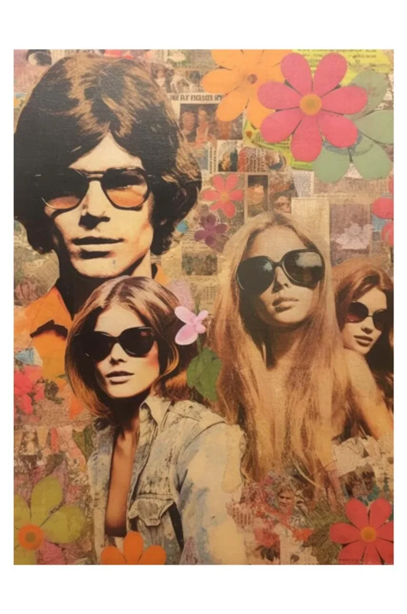 Αφίσα a.i art HARTMAN 60's Collages 08, 30 x 40 cm