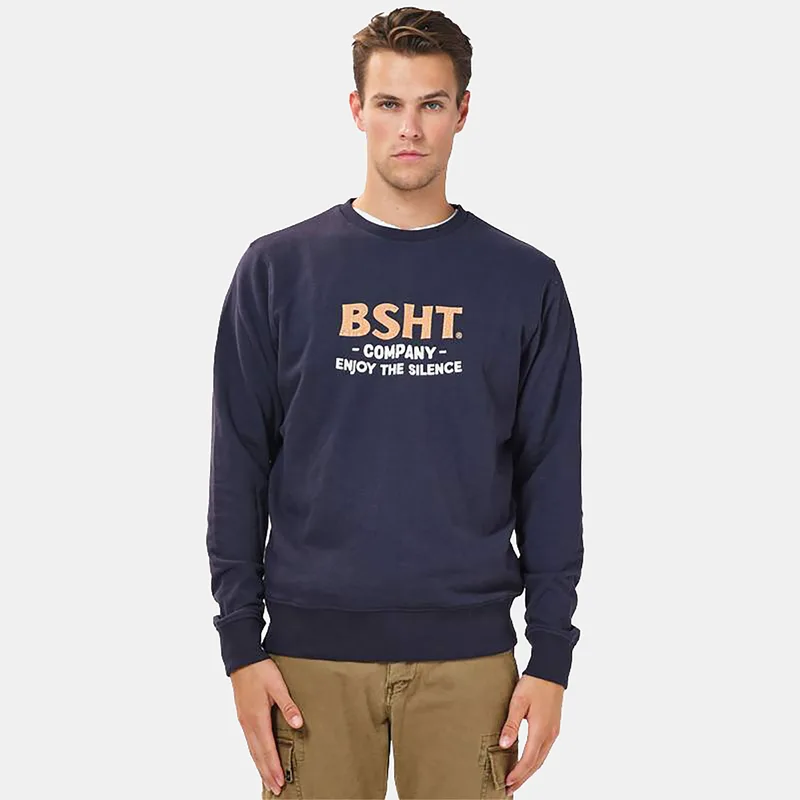 CLASSIC BASEHIT CREWNECK SWEATSHIRT ΜΠΛΕ