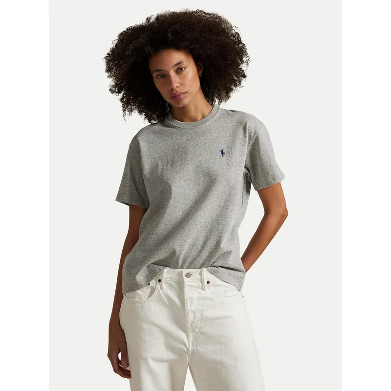 Polo Ralph Lauren T-Shirt 211967104003 Γκρι Relaxed Fit