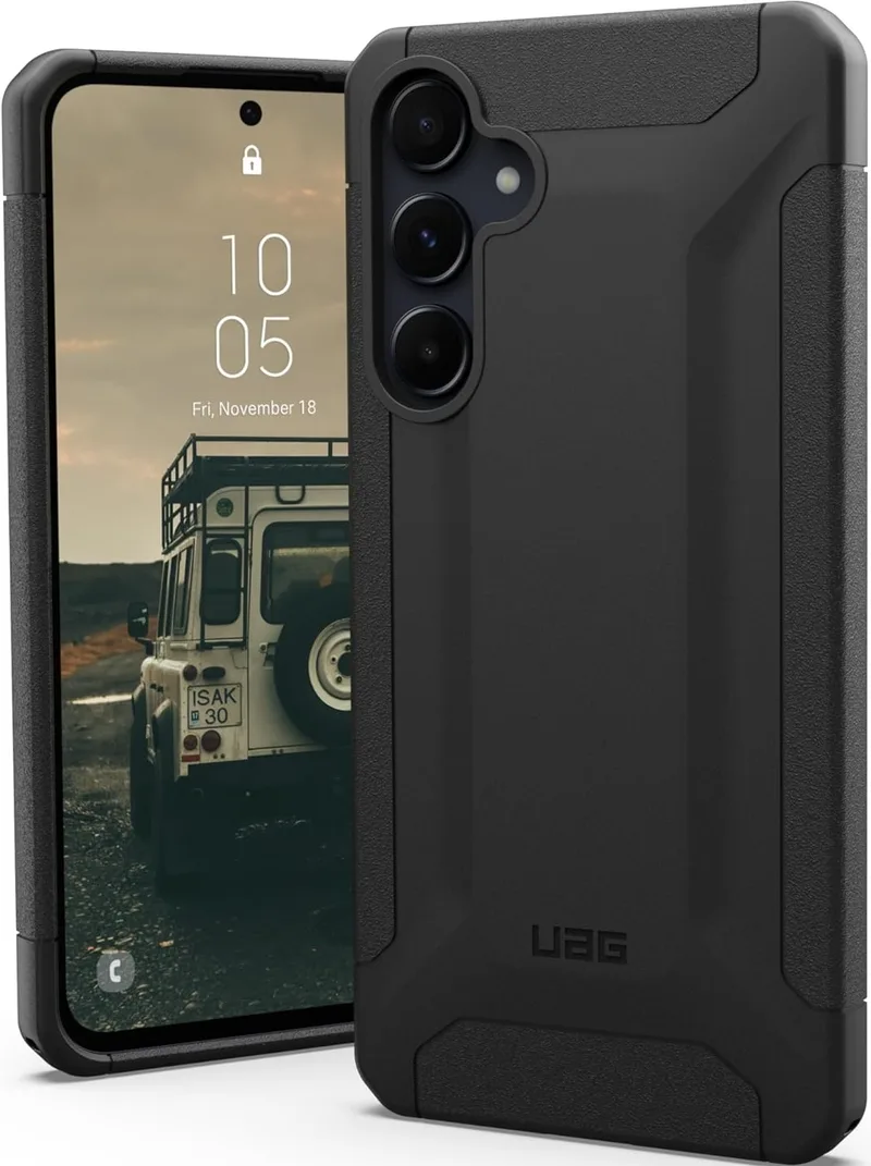 Ανθεκτική Θήκη Σιλικόνης - Samsung Galaxy A55 - UAG Scout - Black (214450114040)
