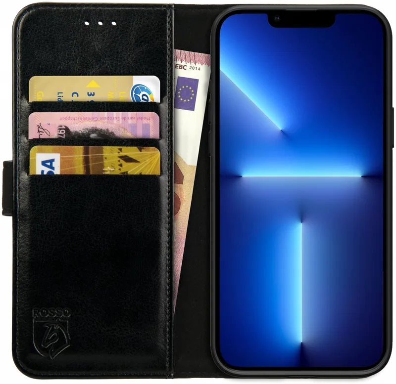 Κόκκινο Element PU Θήκη Πορτοφόλι Apple iPhone 13 Pro - Black (8719246324680)