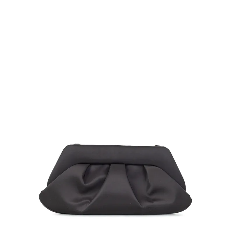 Clutch γυναικεία THEMOIRe Μαύρο TMFW25EMRSA1 Emera Satin 261