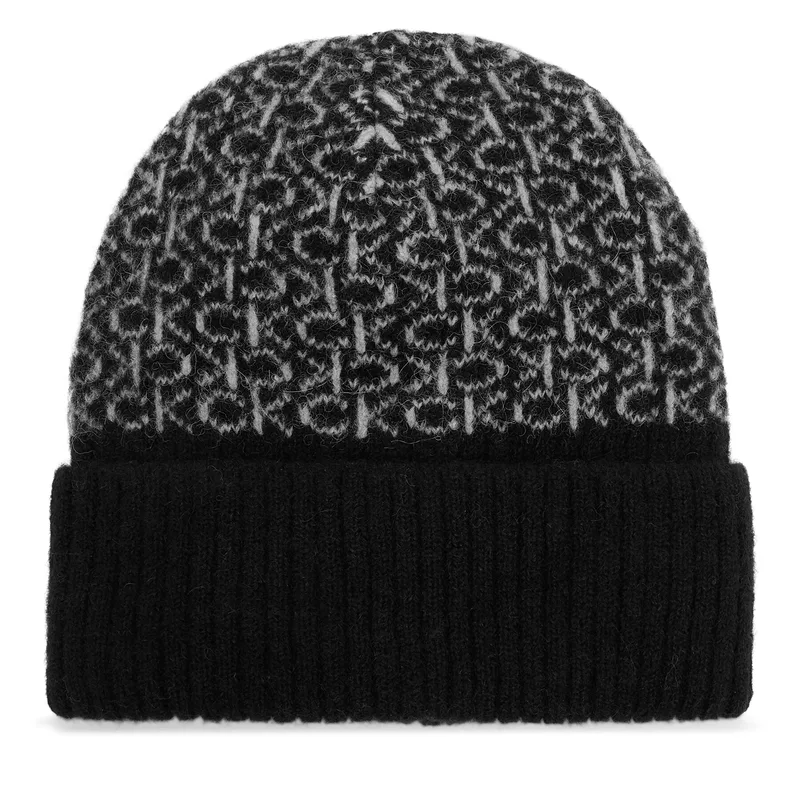 Σκούφος Calvin Klein Monogram Fold K60K612595 Μαύρο