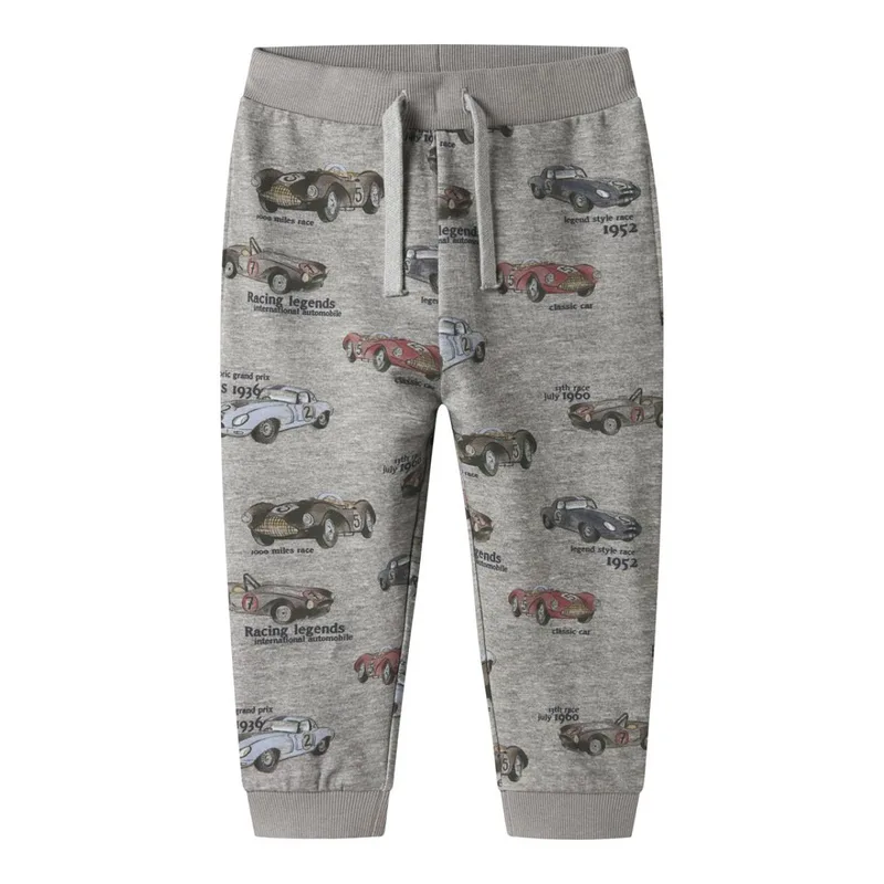 Παντελόνι φούτερ αγόρι name it-13249275-Grey Melange