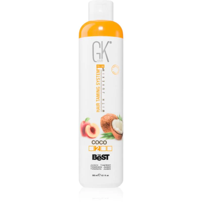 GK Hair The Best Coco εντατική θεραπεία μαλλιών για την αντιμετώπιση του κρεπαρίσματος μαλλιών 300 ml