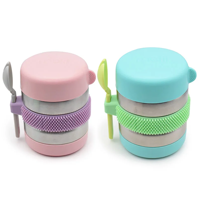 Θερμός Φαγητού Με Πιρούνι Fidget 300ml Μπλε Melii MEL21050 (Χρώμα: Μπλε) - Melii - MEL21050