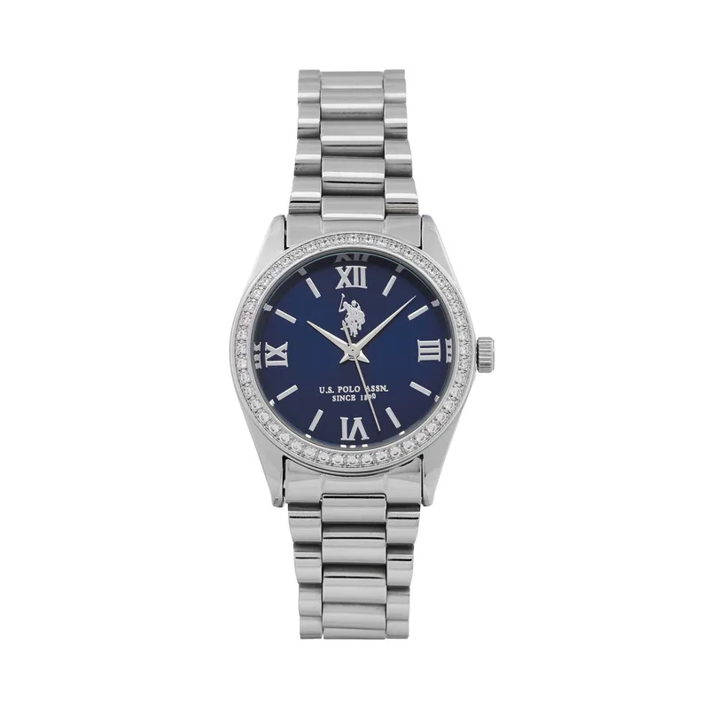 Ρολόι U.S. Polo Assn. Melanie USP8460BL Ασημί