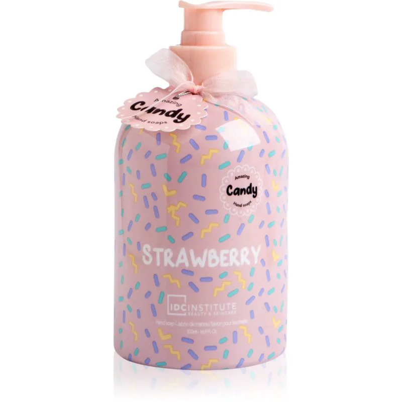 IDC INSTITUTE Strawberry υγρό σαπούνι για τα χέρια 500 ml