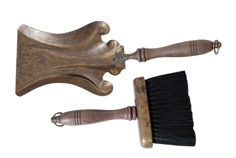 Σκουπάκι Φτυάρι Ξύλινο-Μπρούτζινο Royal Art 41εκ. STL421/422BR (Υλικό: Ξύλο) - Royal Art Collection - STL421/422BR