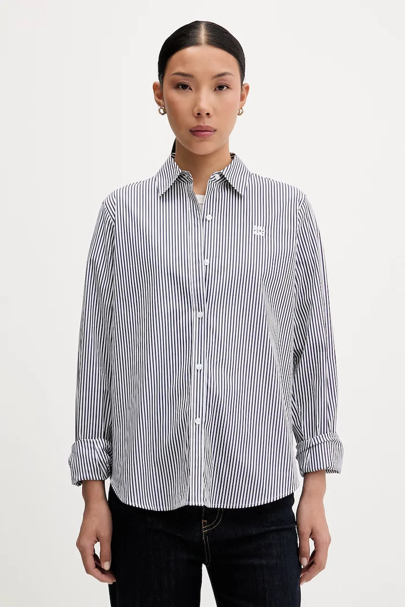 HUGO Πουκάμισο γυναικείο με βαμβάκι The Essential Shirt