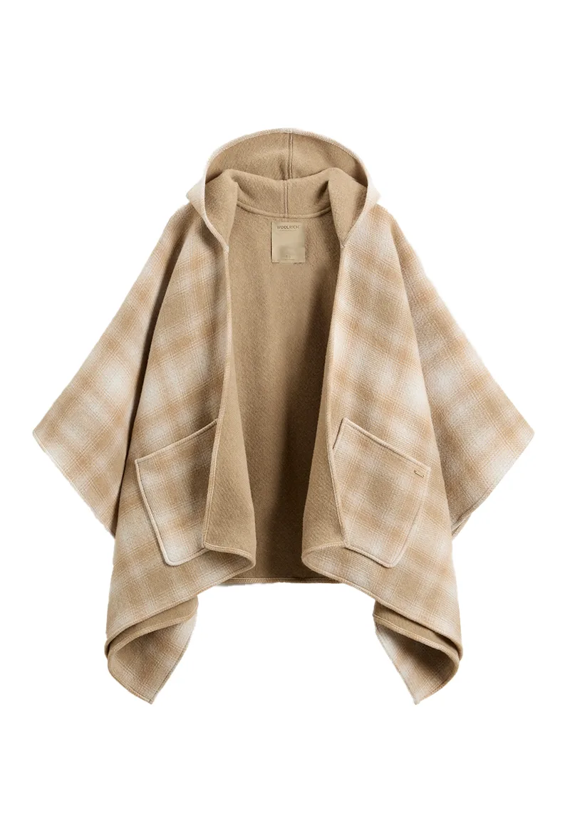 ΓΥΝΑΙΚΕΙΑ ΚΑΠΑ HOMBRE WOOL BLEND WOOLRICH ΜΠΕΖ