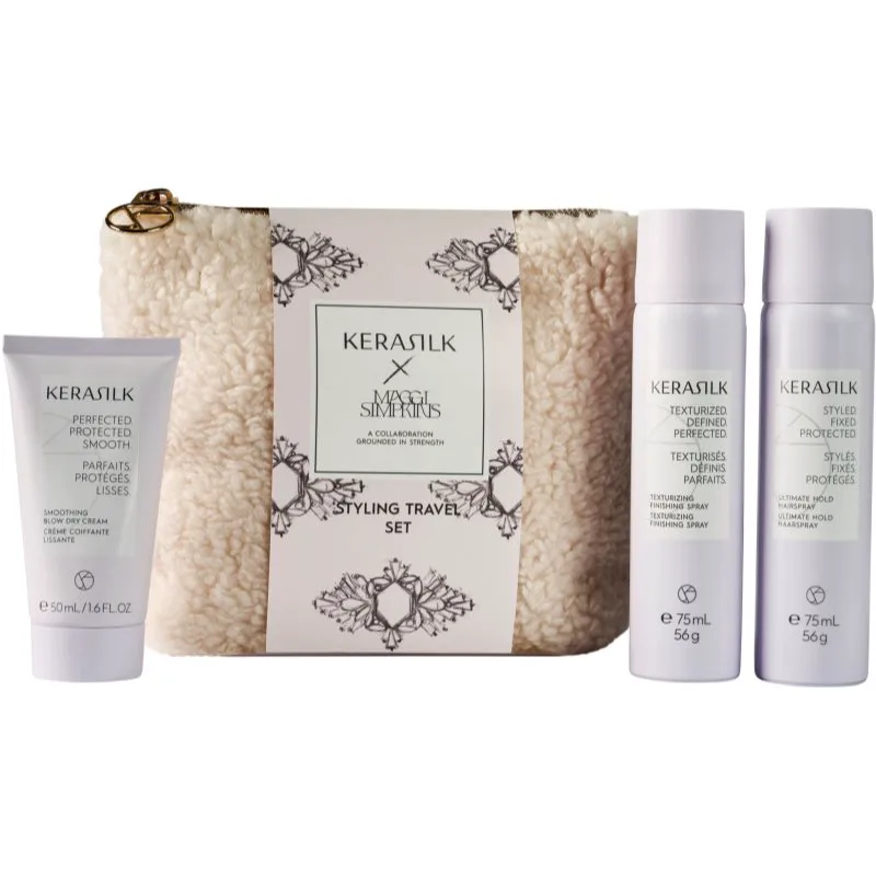 KERASILK Styling Travel Set σετ ταξιδιού για τέλεια εμφάνιση μαλλιών για γυναίκες