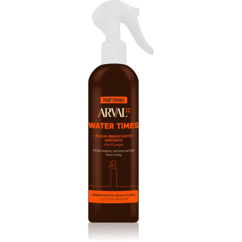 Arval Half Times Moisturising Tanning Water δροσιστικό σπρέι για αύξηση της διαρκείας του μαυρίσματος 300 ml
