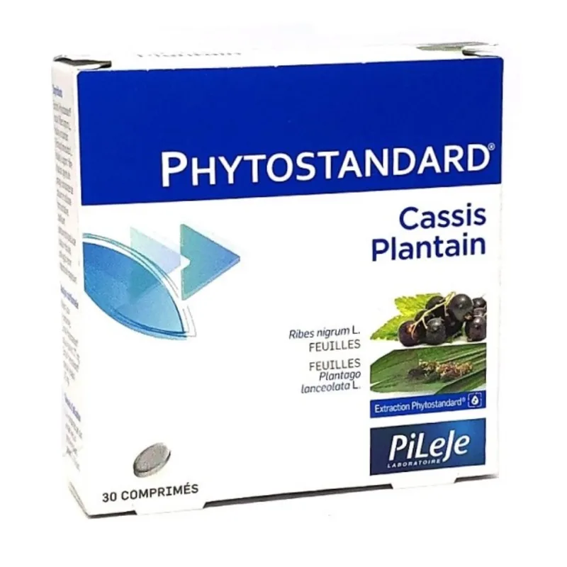 Pileje Phytostandard Blackcurrant & Plantain 30 tablets