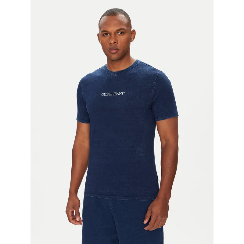 Guess Jeans T-Shirt M5YI34 KCTG1 Μπλε Slim Fit