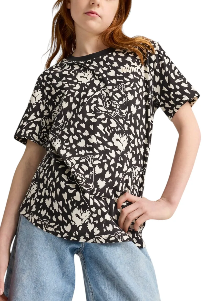 Μπλούζα Κοντομάνικη Puma Flaning Love AopTee 685106-01 Κορίτσι