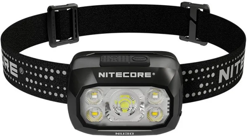 Nitecore NU30 Headlamp - Αδιάβροχος Επαναφορτιζόμενος Φακός Κεφαλής LED - 500 Lumens - Μπαταρία 1500 mAh - Black (6952506408337)