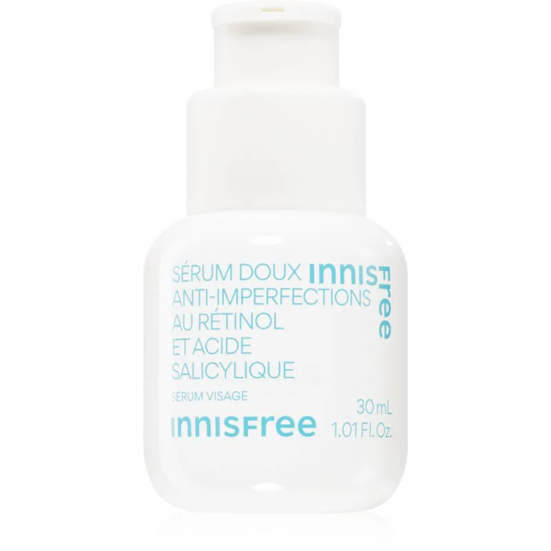 innisfree Gentle Retinol Salicylic Anti-Blemish Serum καταπραϋντικός ορός προσώπου ενάντια στις ατέλειες της επιδερμίδας με ακμή 30 ml