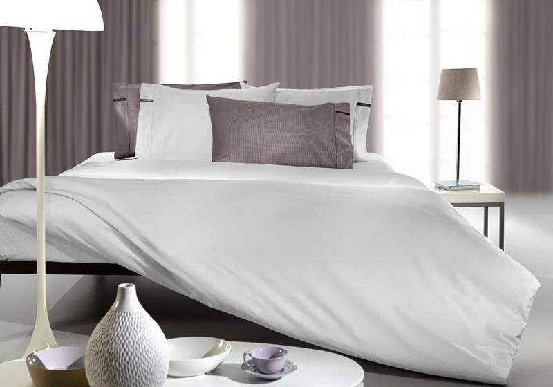 Παπλωματοθήκη Μονή Guy Laroche Minimal Silver 165x225