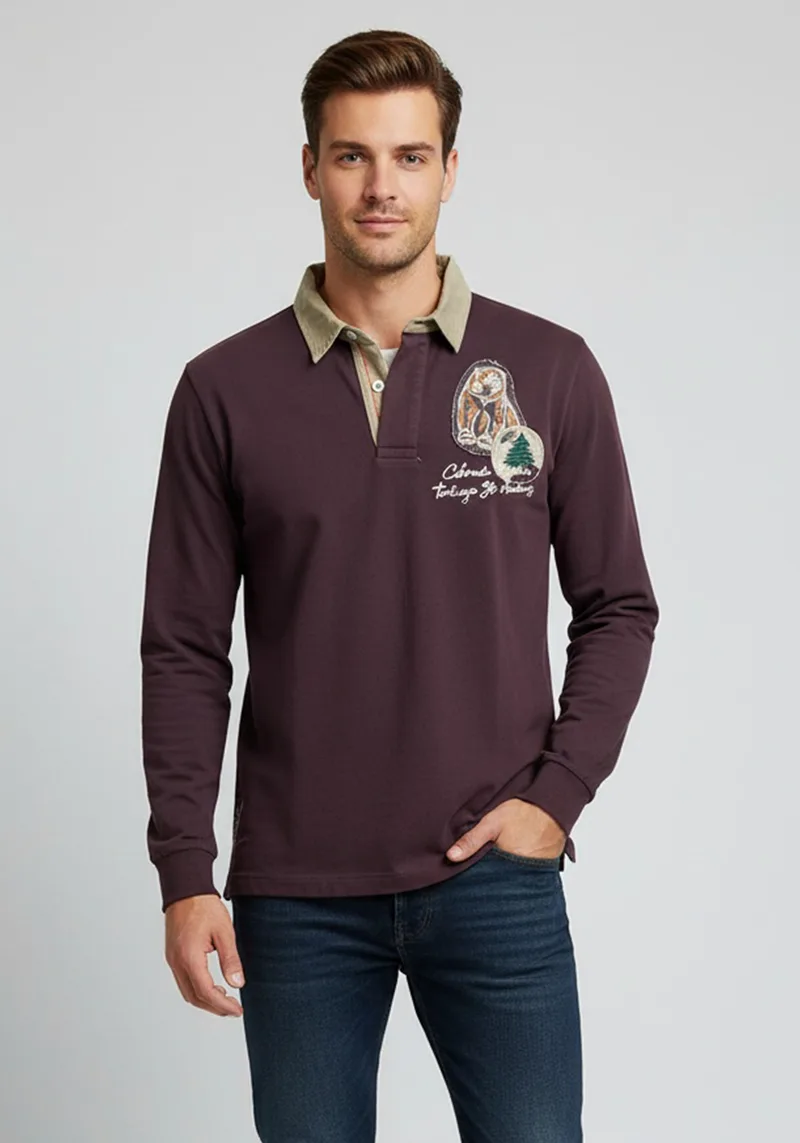La Tortuga Polo της σειράς Contrast - 10I6100U0095183 7807 Brown