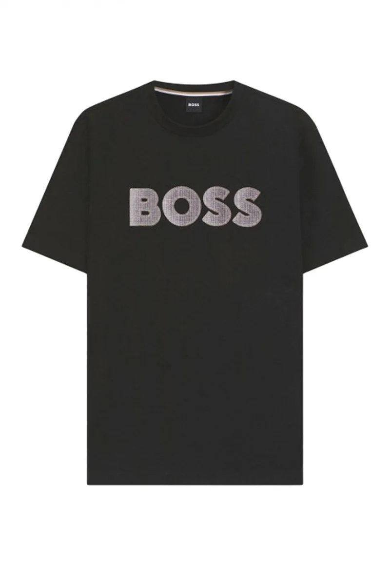 BOSS T-SHIRT C-Thompson 89 ΜΑΥΡΟ
