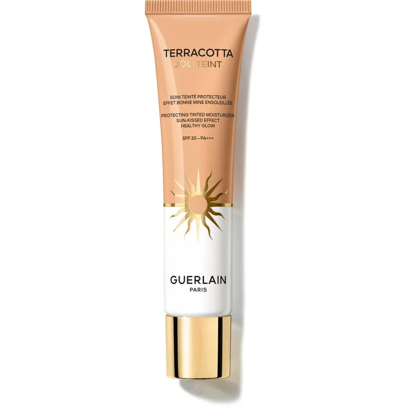 GUERLAIN Terracotta Joli Teint Protecting Tinted Moisturizer λαμπρυντικό μεικ απ για φυσική εμφάνιση SPF 20 απόχρωση 20 Golden 30 ml