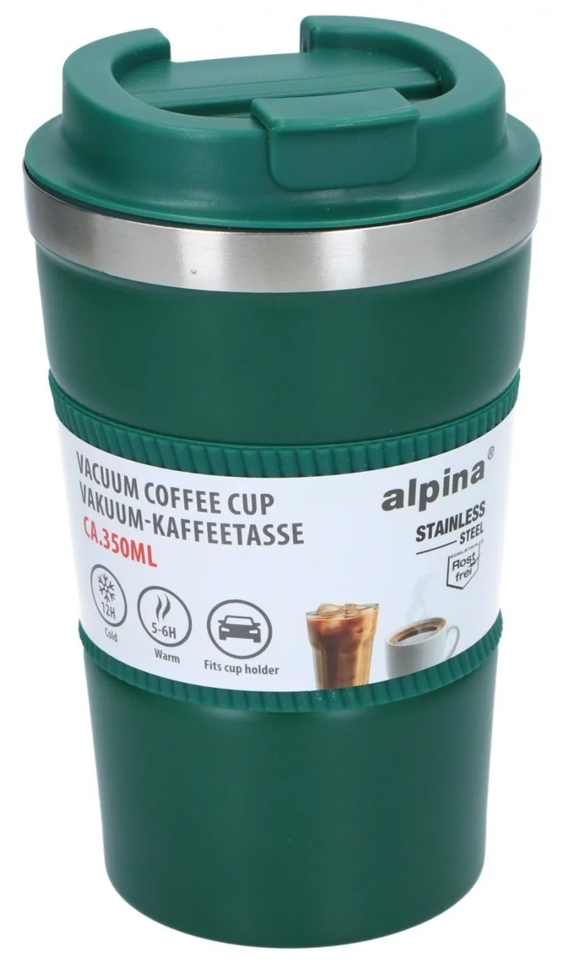 Alpina Ποτήρι Θερμός Ανοξείδωτο Green 350ml