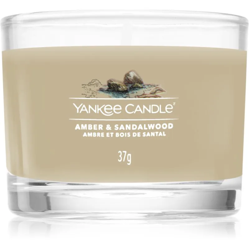 Yankee Candle Amber & Sandalwood αναθηματικό κερί 37 γρ
