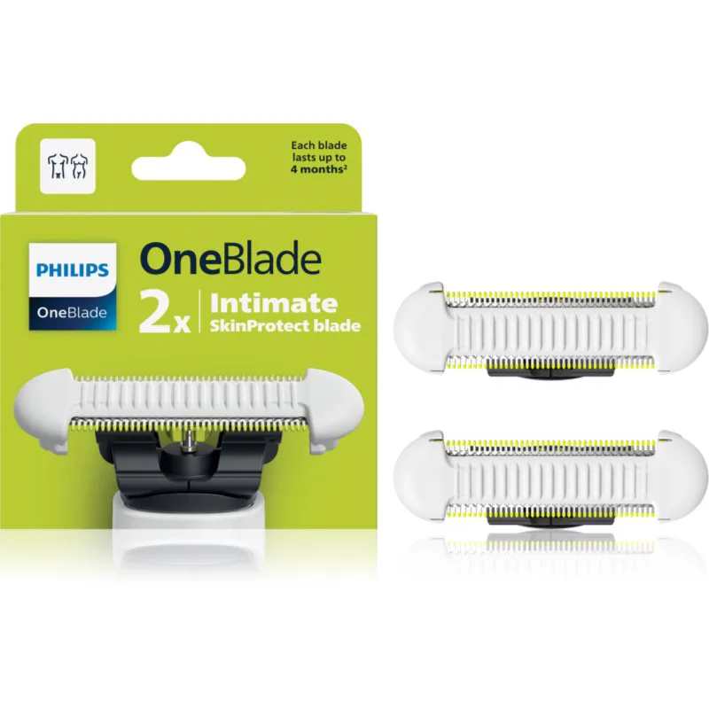 Philips OneBlade Intimate SkinProtect QP229/50 ανταλλακτικές λεπίδες for OneBlade Intimate QP1924/30 2 τμχ