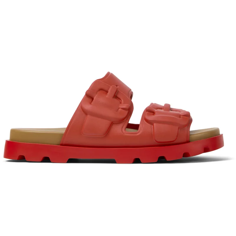 CAMPER Brutus Sandal - Πέδιλα Για Ανδρικα - Κόκκινο, Μέγεθος 44, Synthetic