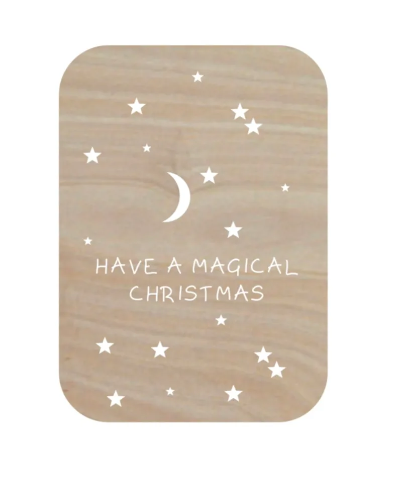 Ξύλινο Κάδρο Have a Magical Christmas