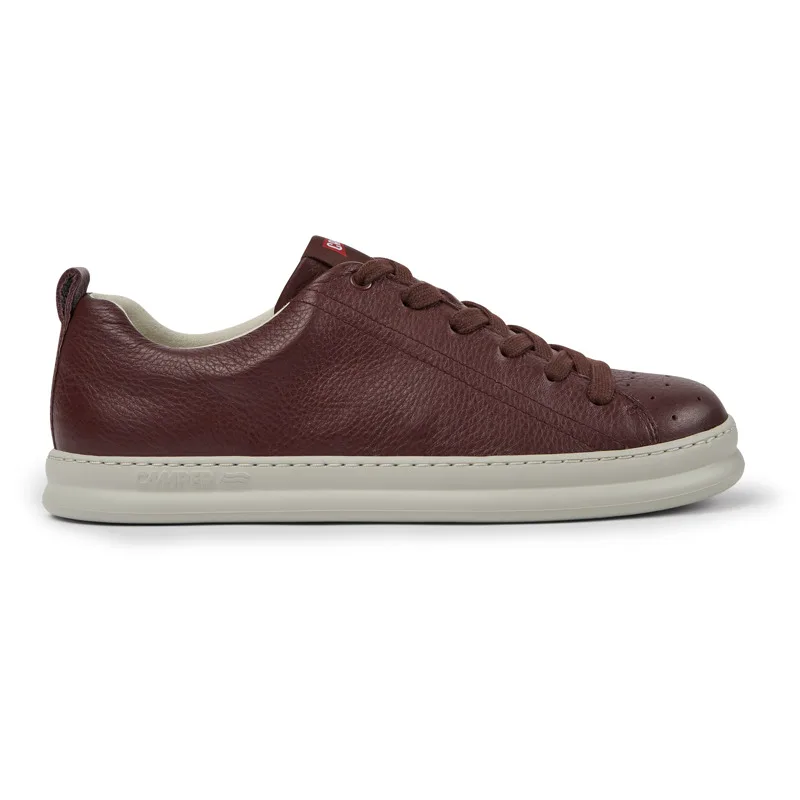 CAMPER Runner - Sneakers Για Ανδρικα - Μπορντό, Μέγεθος 39, Smooth leather